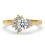 Round Cut Cluster Diamond Ring