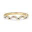 Baguette Wedding Band in Unique Zig Zag Design