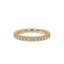 Yellow Gold Wedding Band – Round Diamond