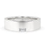Solitaire Baguette Wedding Ring – White Gold