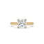 Cushion Cut Diamond Engagement Ring In Solitaire Style