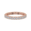 Full Diamond Eternity Band In Rose Gold