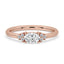 7 Stone Diamond Ring In Rose Gold