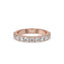 Round Diamond Eternity Band – Rose Gold Style