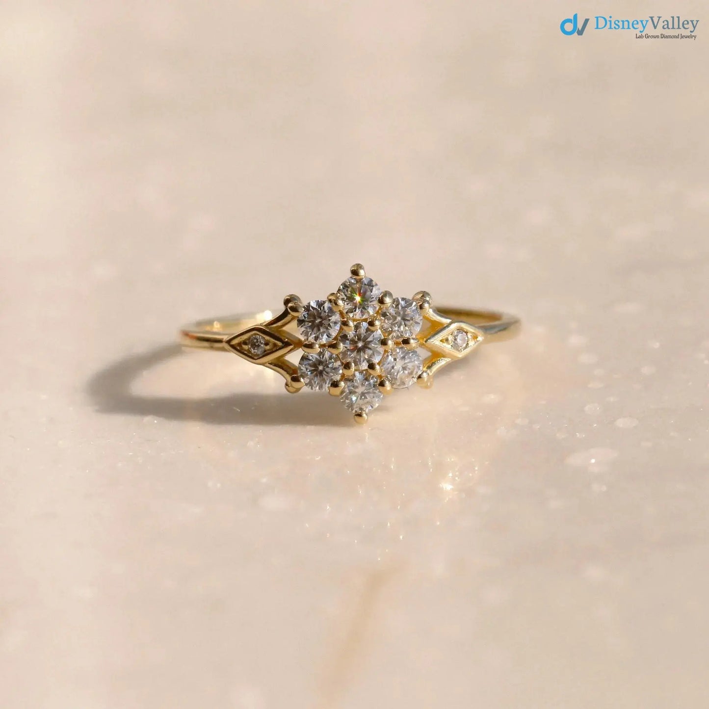 Victoria bloom ring, engagement ring, wedding ring, diamond ring DisneyValley