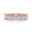 Half Eternity Band With Marquise And Baguette Diamond