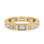 Bezel Wedding Band – Baguette Cut Diamond