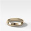 Butter Knife Edge Wedding Band (4mm)