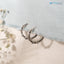 distinguished pair of white gold with round diamond earrings - DisneyValley