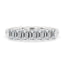 Half Eternity Emerald Cut Diamond Band