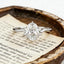 Oval Moissanite Engagement Ring, Curved Gold Engagement Ring, Unique Oval Wedding Ring, Minimalist Promise Ring for Women