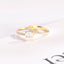 Solid Gold Radiant Cut Moissanite Engagement Ring and Wedding Band Set, Bridal Set