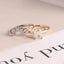 Emerald Cut Moissanite Wedding Band Set