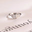 Solid Gold Emerald & Baguette Cut Moissanite Engagement Ring, Minimalist Cluster Bezel Ring