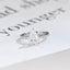 Solid Gold Pear Moissanite Engagement Ring with Hidden Halo