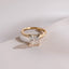 Solid Gold Princess Moissanite Engagement Ring, Proposal Ring