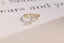 Solid Gold Two Tone Marquise Moissanite Engagement Ring, Unique Proposal Ring