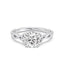 Enchanted Star Diamond And Gold Disney Princess Merida Celtic Solitaire Engagement Ring