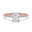Radiant Diamond Cut Ring in Dazzling Pave Setting