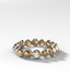 Single Stone Bubble Wedding Band