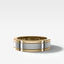 Two Tone Finest Wedding Band 6mm