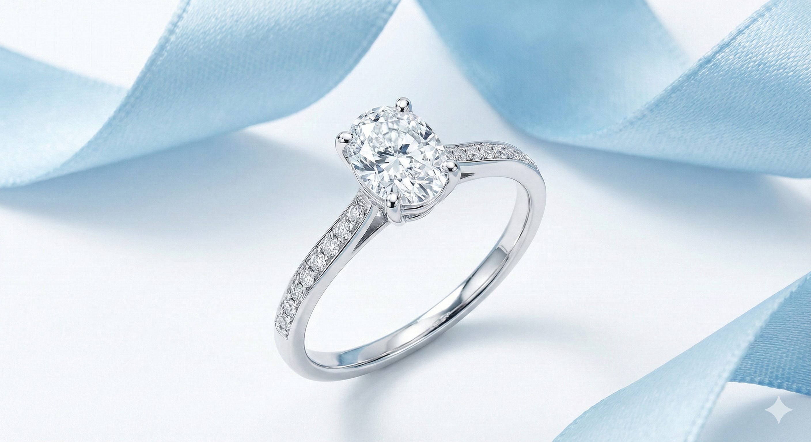 Moissanite Engagement Ring