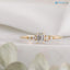 0.35ct Emerald diamond engagement ring, Emerald cut engagement rings DisneyValley