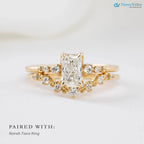 0.70ct Natural Radiant Cut Diamond Engagement Ring, GIA Certified, Ethically sourced diamond ring DisneyValley