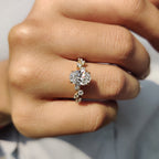 Oval Cut Diamond Ring In Rose Gold