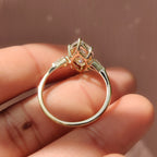 3 Stone Marquise Diamond Ring With Kite Side Stone
