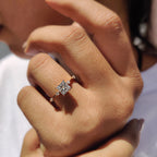 Princess Cut Diamond Ring In Yellow Gold