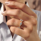 Round Diamond Engagement Ring - White Gold