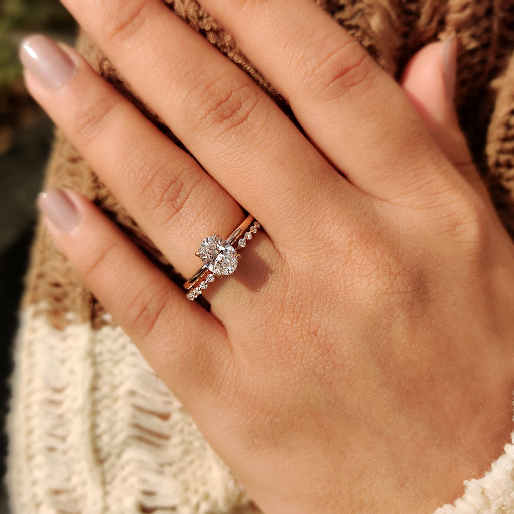 Round Cut Eternity Wedding band