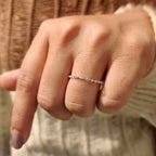 Round Cut Eternity Wedding band