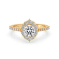 Cluster Diamond Ring With Pave Style