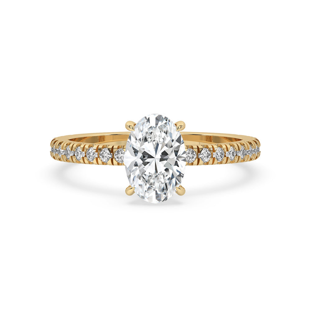 Oval Diamond Engagement Ring Main image