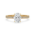 Oval Diamond Engagement Ring