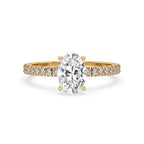 Oval Diamond Engagement Ring