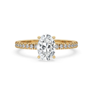 Oval Diamond Engagement Ring