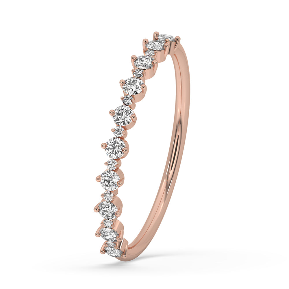 Half Eternity Band - Floating Bubble