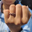 Round Diamond Wedding Band - Twisted Pave Design