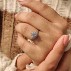 Round Diamond Ring In Upside Down Style