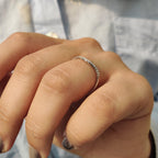 Half Eternity Band With Round Cut