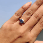 Cushion Solitaire Ring With Bezel Style