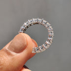 Princess Cut Diamond Band - Full Eternity