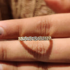 Round Diamond Eternity Wedding Band