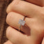 Solitaire Set Radiant Cut Gold Engagement Ring