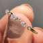 Round And Marquise Wedding Band In Half Eternity Setting