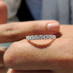 Full Eternity Yellow Gold Wedding Band