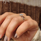 Radiant Cut Solitaire Ring With Secure Claw Prongs